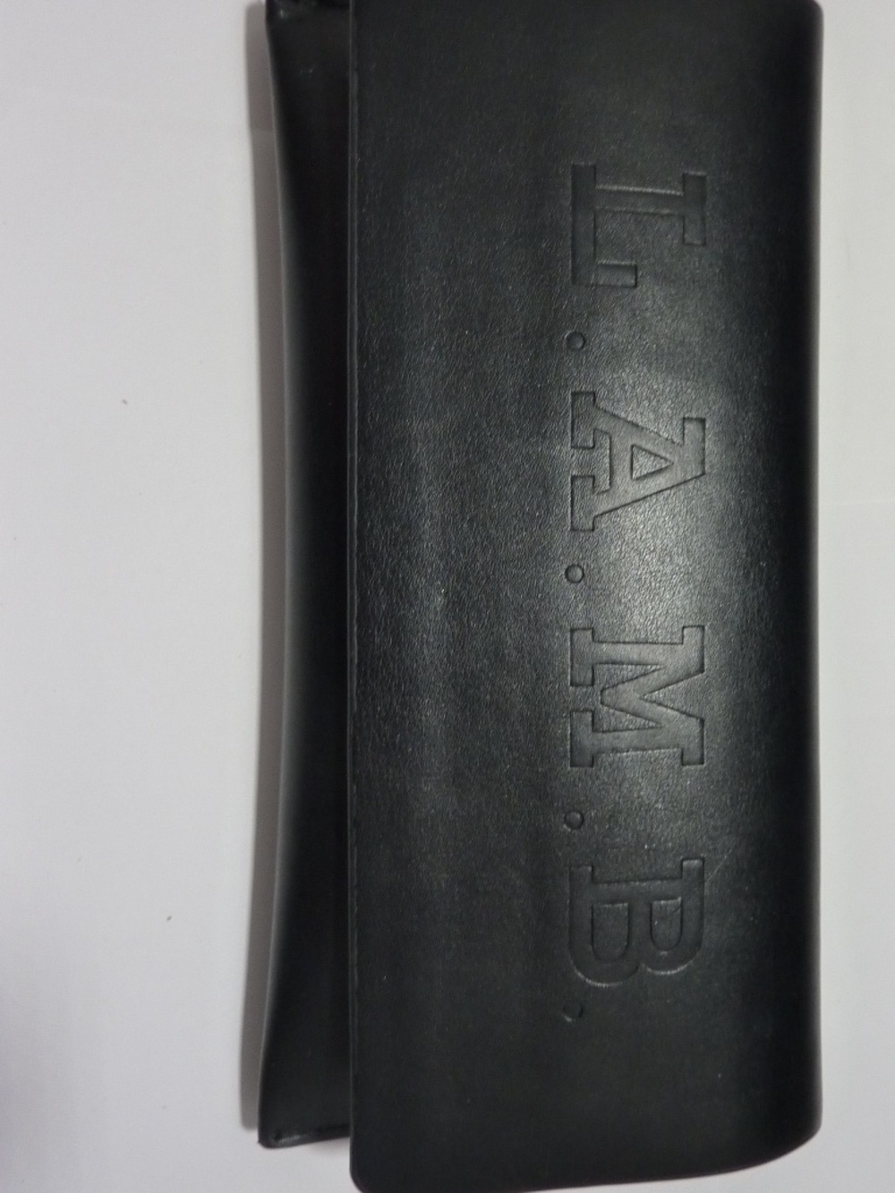 L.A.M.B  Leather  Lined SEMI-Hard Sunglasses Eyeglasses Case Black - Picture 6 of 6